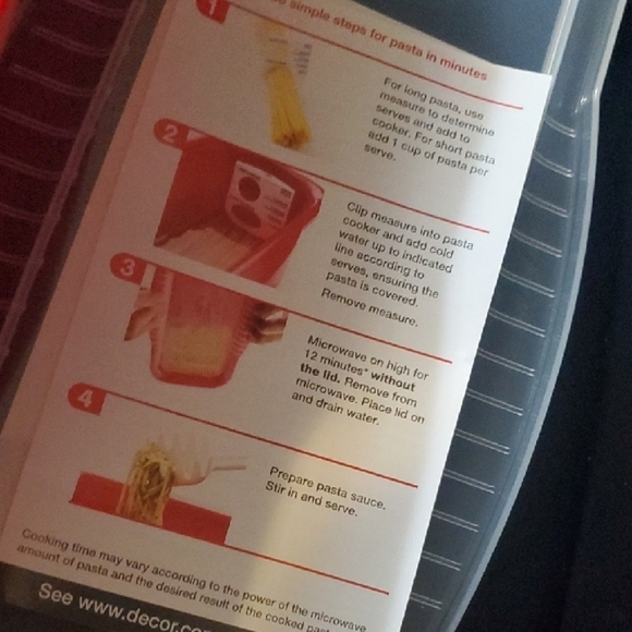 Spaghetti Microwave Cookware Set for Kitchen Essentials - Picture 4 of 8